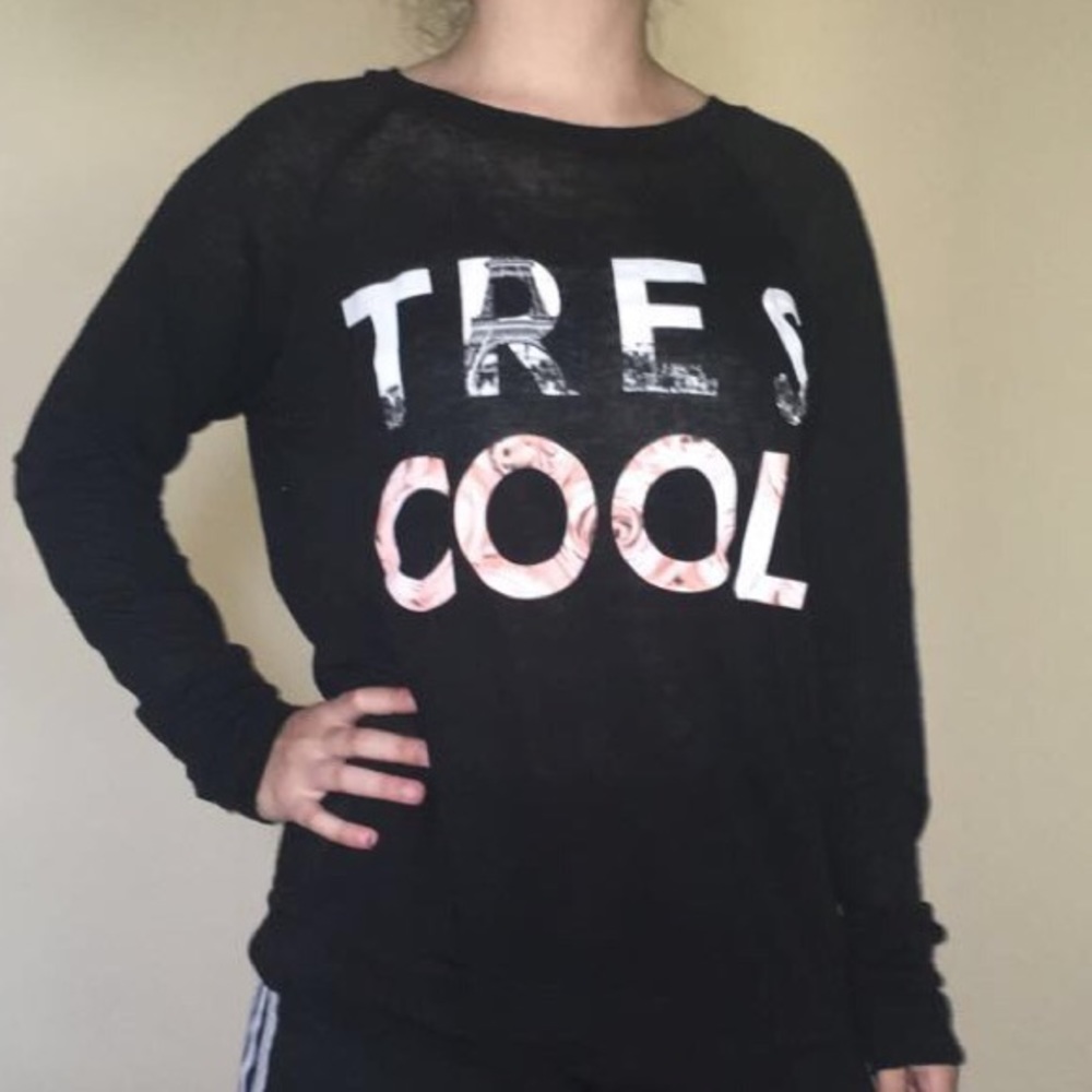 Partially See-Through Black Tres Cool Shirt